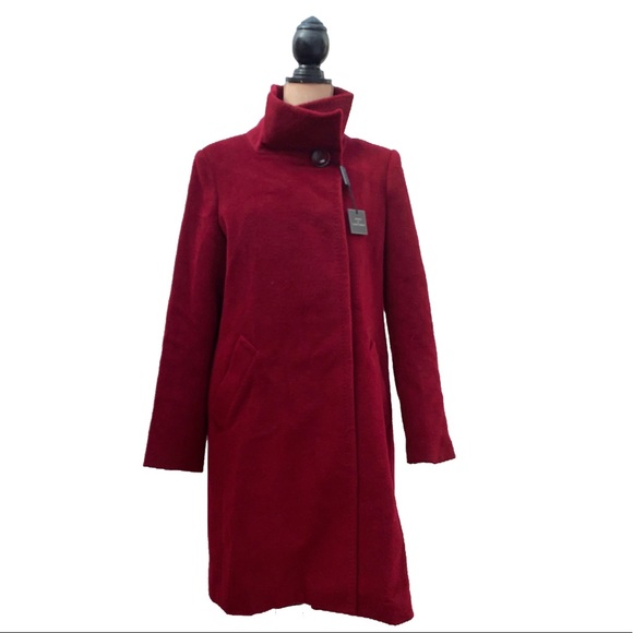 NWT Hilary Radley Alpaca Wool Peacoat